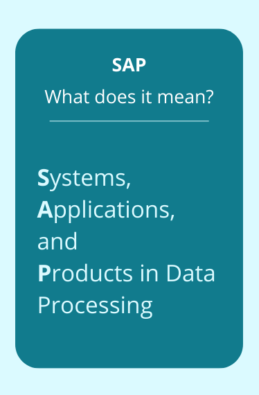 What is SAP Software? SAP Meaning in Software/Business/IT.